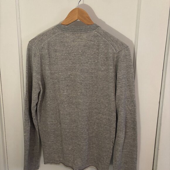 Men's Small Hugo Boss Gray Cardigan - Picture 2 of 5